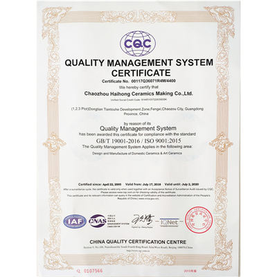 ISO9001-2016 Quality System Certificate(English)